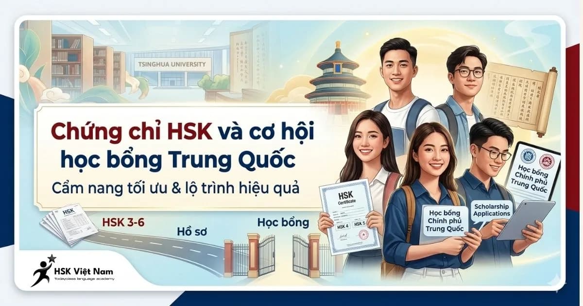 Chứng chỉ HSK và cơ hội học bổng Trung Quốc
