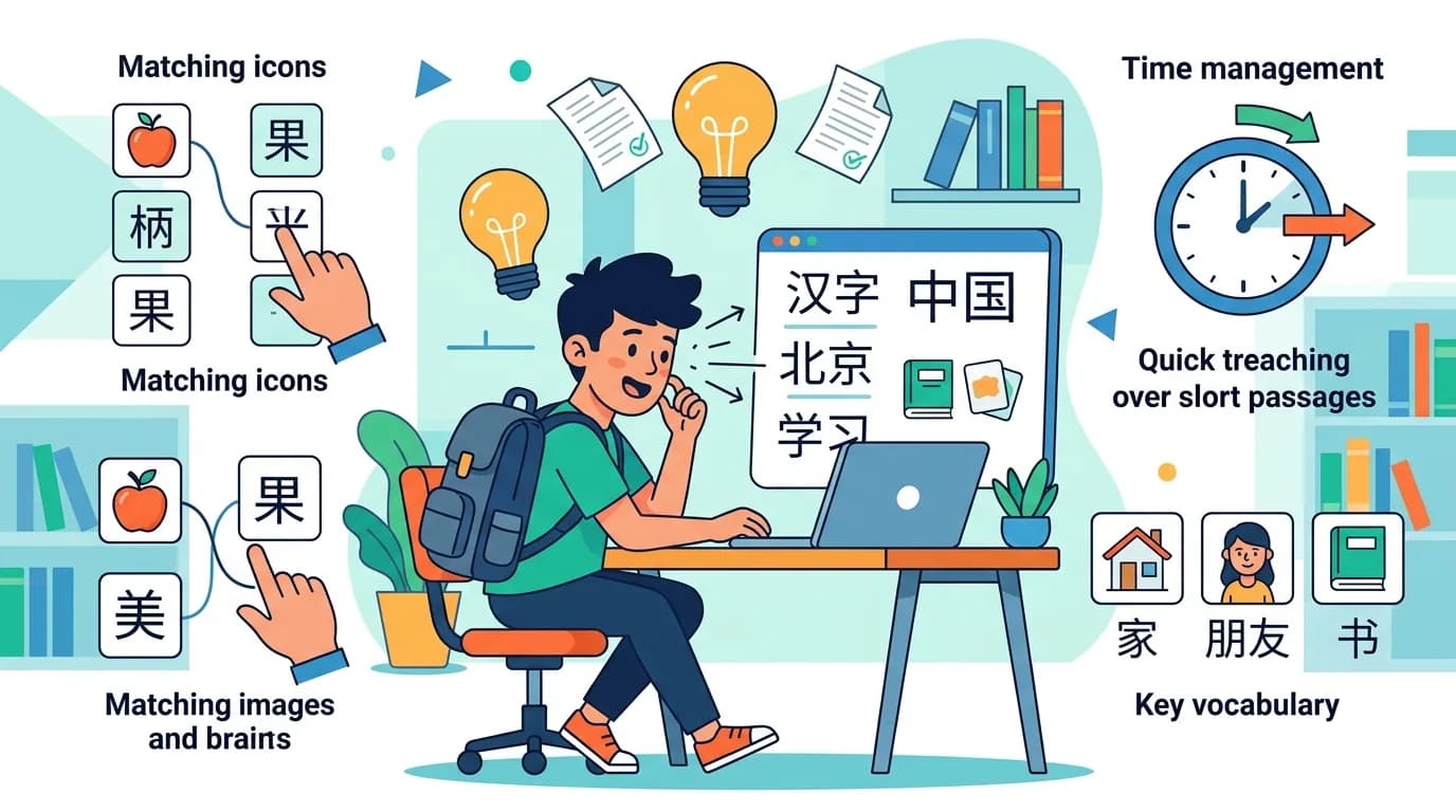 Chiến Thuật Thi Đọc HSK 1: Đọc Hiểu Nhanh và Chính Xác
