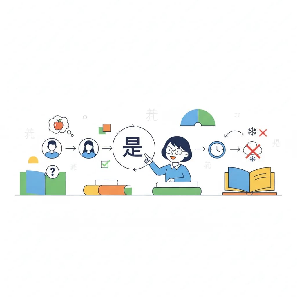 Cách dùng cấu trúc câu chữ 是 shì trong tiếng Trung HSK 1 chuẩn xác