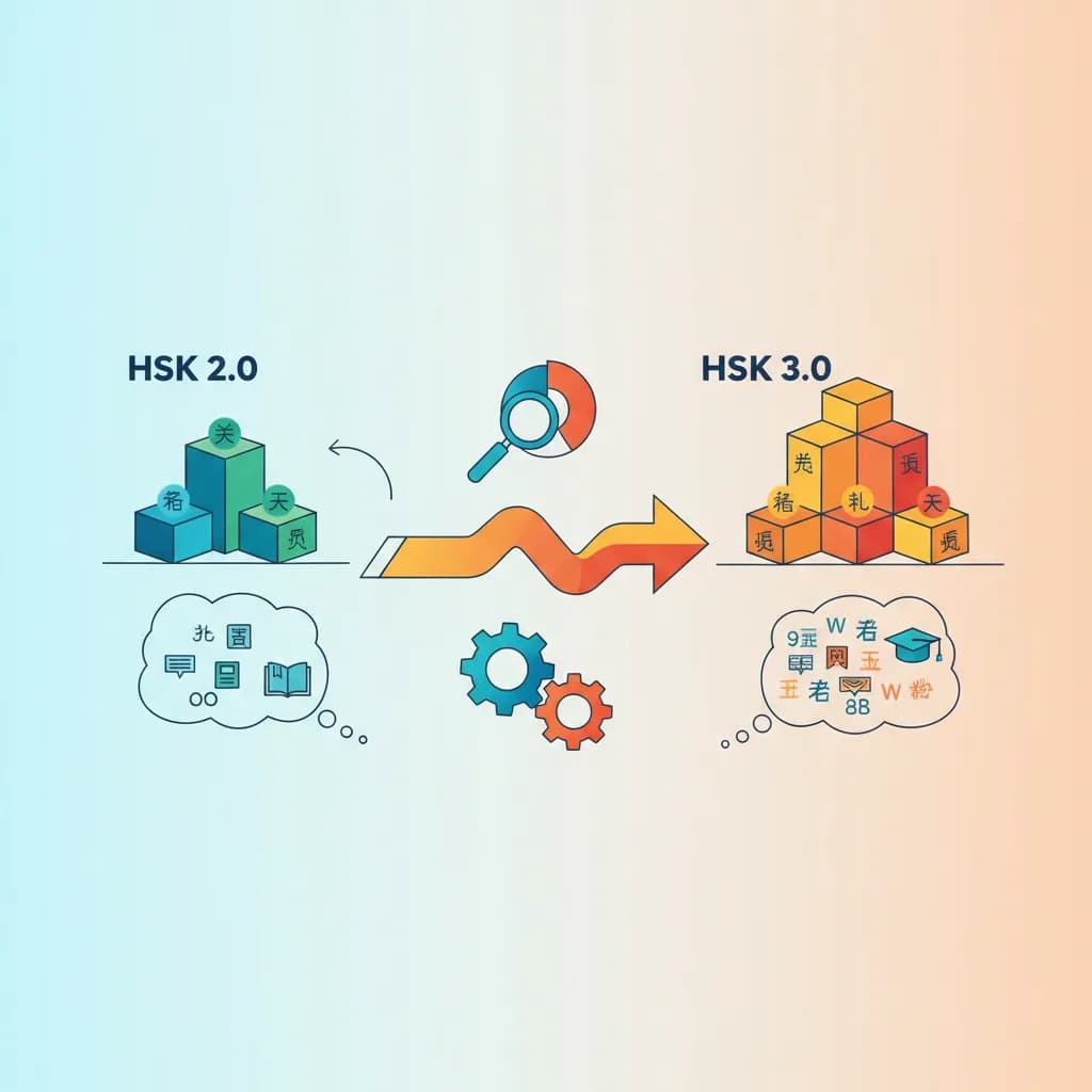 So sánh HSK 3.0 và HSK 2.0: Thay đổi gì và ảnh hưởng ra sao?