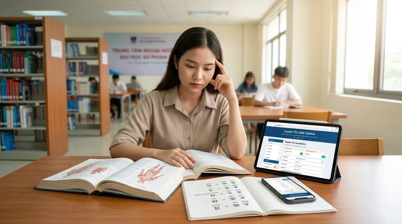 Từ vựng sức khỏe tiếng Trung: Phân bổ theo 9 cấp HSK 3.0 và cách luyện thi hiệu quả