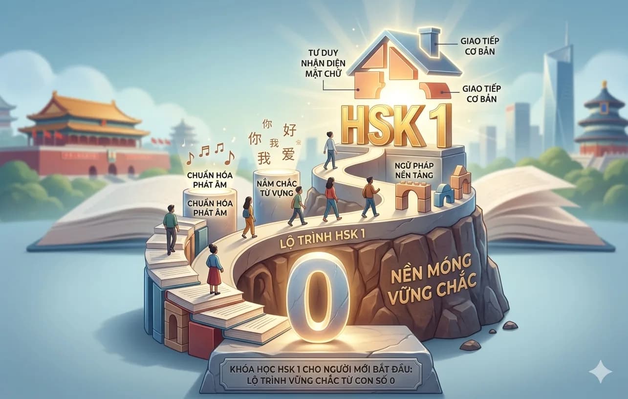 Khóa Học HSK 1 Cho Người Mới Bắt Đầu: Lộ Trình Vững Chắc Từ Con Số 0