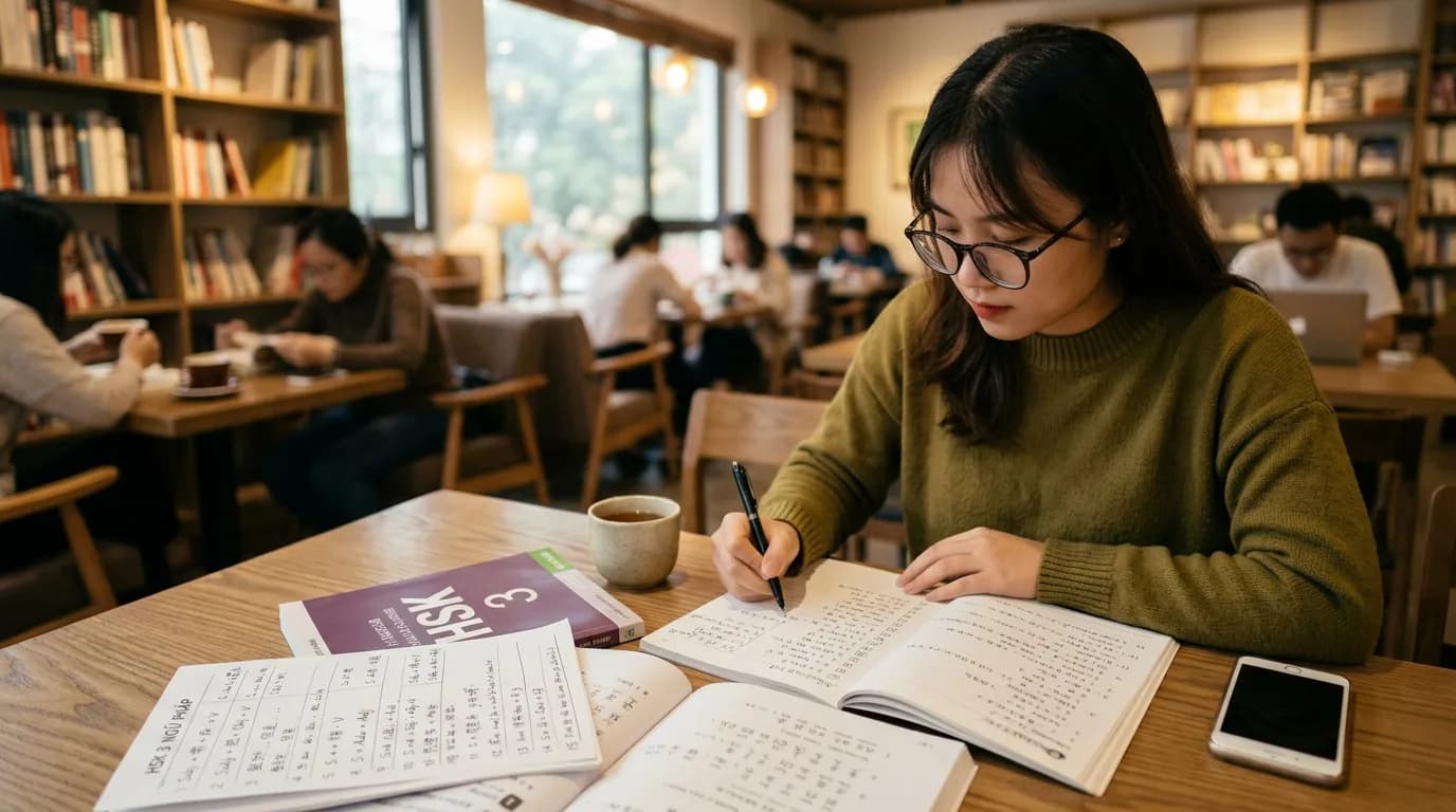Tổng Hợp Ngữ Pháp HSK 3: Checklist 15 Điểm Quan Trọng Trước Khi Thi