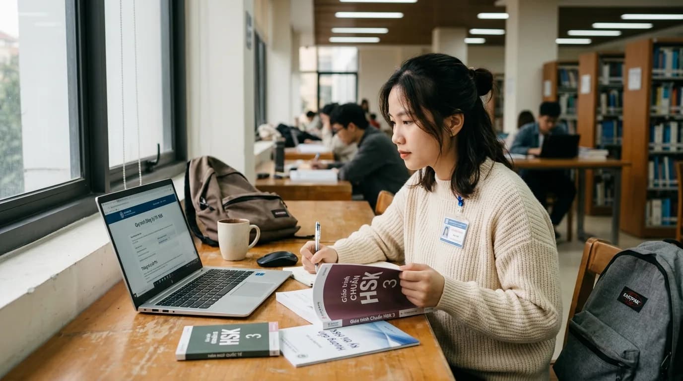 Đăng ký thi HSK ở đâu khi hai chuẩn HSK 2.0 và 3.0 đang song song tồn tại?